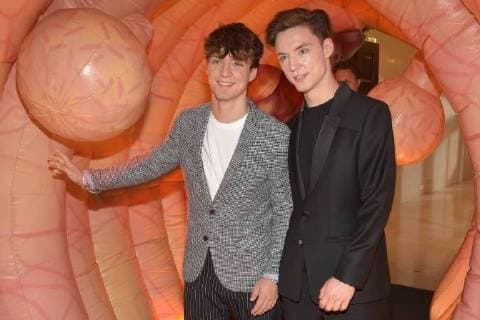 Entertainment Bilder des Tages Heiko Lochmann, Roman Lochmann Get Together Party zur Preisverleihung und Ehrung des 15. Felix Burda Award im Hotel Adlon Kempinski in Berlin am 13.05.2018