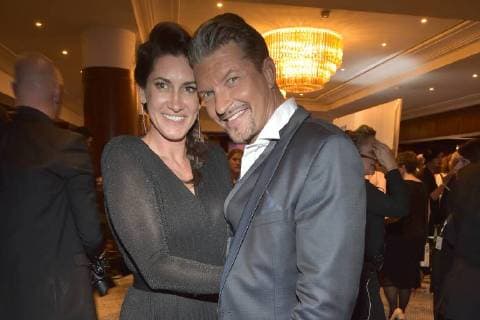 Hardy Krueger Jr. Ehefrau Alice Roessler Get Together Party zur Preisverleihung und Ehrung des 15. Felix Burda Award im Hotel Adlon Kempinski in Berlin am 13.05.2018