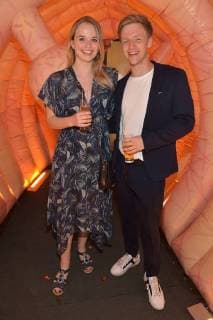 Larissa Roemer, Timur Bartels Get Together Party zur Preisverleihung und Ehrung des 15. Felix Burda Award im Hotel Adlon Kempinski in Berlin am 13.05.2018