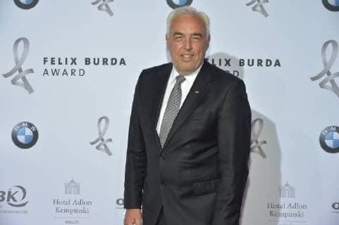 Hans-Reiner Schroeder Ankunft zur Preisverleihung und Ehrung des 15. Felix Burda Award im Hotel Adlon Kempinski in Berlin am 13.05.2018