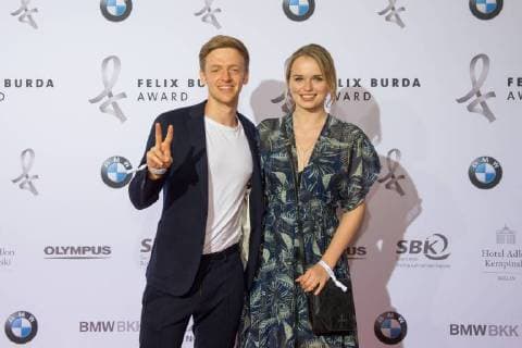 Berlin GER, Berlin, Felix Burda Award, Hotel Adlon Kempinski Timur Bartels und Freundin Larissa Sophie Roemer, 13.05.2018, Felix Burda Award 2018, Copyright: xUwexKoch xEibner-Pressefotox EP_ukh