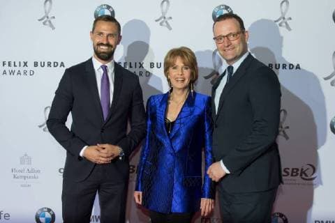 Berlin GER, Berlin, Felix Burda Award, Hotel Adlon Kempinski Jens Spahn und Lebenspartner Daniel Funke, 13.05.2018, Felix Burda Award 2018, Copyright: xUwexKoch xEibner-Pressefotox EP_ukh