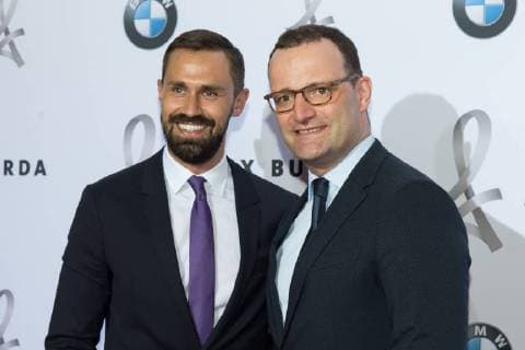 Berlin GER, Berlin, Felix Burda Award, Hotel Adlon Kempinski Jens Spahn und Lebenspartner Daniel Funke, 13.05.2018, Felix Burda Award 2018, Copyright: xUwexKoch xEibner-Pressefotox EP_ukh