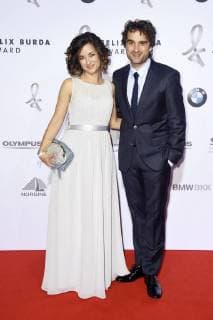 Oliver Wnuk mit Schwester Samantha bei der Verleihung des Felix Burda Award 2018 im Hotel Adlon Kempinski. Berlin, 13.05.2018