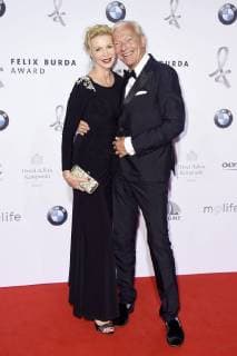 Jo Groebel mit Gattin Grit Weiss bei der Verleihung des Felix Burda Award 2018 im Hotel Adlon Kempinski. Berlin, 13.05.2018