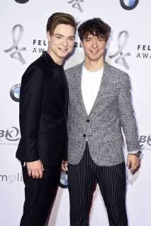 Heiko und Roman Lochmann (Die Lochis) bei der Verleihung des Felix Burda Award 2018 im Hotel Adlon Kempinski. Berlin, 13.05.2018