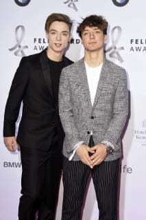 Heiko und Roman Lochmann (Die Lochis) bei der Verleihung des Felix Burda Award 2018 im Hotel Adlon Kempinski. Berlin, 13.05.2018