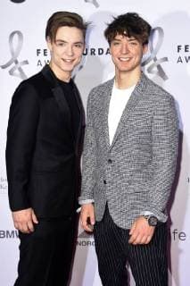 Heiko und Roman Lochmann (Die Lochis) bei der Verleihung des Felix Burda Award 2018 im Hotel Adlon Kempinski. Berlin, 13.05.2018