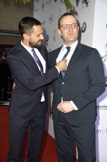 Jens Spahn mit Ehemann Daniel Funke bei der Verleihung des Felix Burda Award 2018 im Hotel Adlon Kempinski. Berlin, 13.05.2018