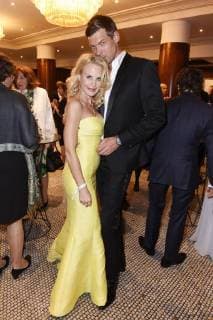 Sonja Kiefer mit Freund Cedric Schwarz bei der Verleihung des Felix Burda Award 2018 im Hotel Adlon Kempinski. Berlin, 13.05.2018