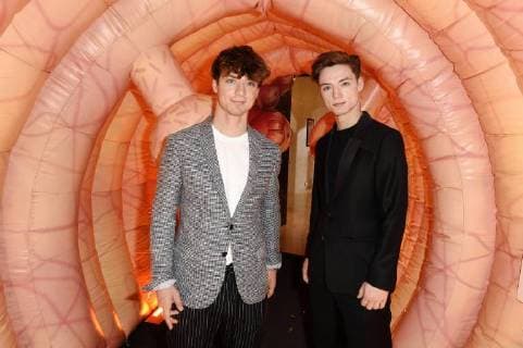 Roman Lochmann und Heiko Lochmann (Die Lochis) bei der Verleihung des Felix Burda Award 2018 im Hotel Adlon Kempinski. Berlin, 13.05.2018