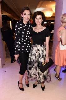 Nadine Warmuth und Marijam Agischewa bei der Verleihung des Felix Burda Award 2018 im Hotel Adlon Kempinski. Berlin, 13.05.2018