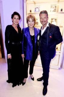 Christa Maar und Hardy Krüger jr. mit Ehefrau Alice Rößler bei der Verleihung des Felix Burda Award 2018 im Hotel Adlon Kempinski. Berlin, 13.05.2018