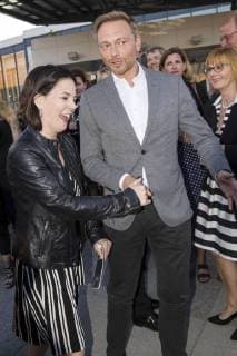 Annalena Baerbock und Christian Lindner bei der 13. Nacht der Süddeutschen Zeitung im Kulturforum. Berlin, 14.05.2018
