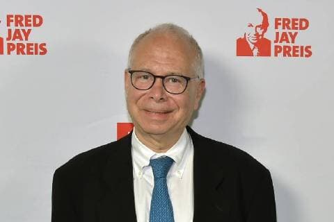 Dr. Michael Jacobson, Sohn von Fred Jay 30 Jahre Fred Jay Preisverleihung in Berlin in der Columbiahalle am 15.05.2018