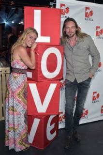 Oliver Thomas mit Freundin Anna-Marlene Bicking ( Gewinnerin des Musikautorenpreises 2018 ) 30 Jahre Fred Jay Preisverleihung in Berlin in der Columbiahalle am 15.05.2018