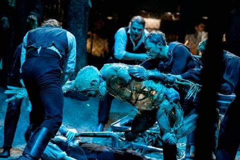 Kooperation mit Staatsoper Hamburg auf Kampnagel Hamburg - Fotoprobe;Internationales Musikfest Hamburg Jan Dvorak Frankenstein - Inszenierung Philipp Stölzl, Hamburg Hamburg Deutschland Kampnagel, Winterhude