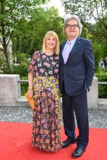 Bayerischer Fernsehpreis Patricia Riekel mit Helmut Markwort Bayerische Fernsehpreis Preis, Ehrung, Auszeichnung Prinzregententheater München München 18. Mai 2018