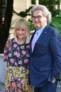 Helmut MARKWORT mit Ehefrau Patricia RIEKEL. Roter Teppich,Red Carpet,Bayerischer Fernsehpreis 2018 am 18.05.2018.