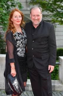 Harold FALTERMEYER (Komponist),Birgit WOLFF: Roter Teppich,Red Carpet,Bayerischer Fernsehpreis 2018 am 18.05.2018.
