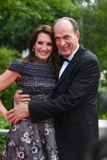 Herbert KNAUP (Schauspieler) mit Ehefrau Christiane, Roter Teppich,Red Carpet,Bayerischer Fernsehpreis 2018 am 18.05.2018.
