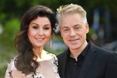 Entertainment Bilder des Tages Michael MITTERMEIER (Comedian) mit Ehefrau Gudrun. Roter Teppich,Red Carpet,Bayerischer Fernsehpreis 2018 am 18.05.2018.