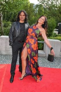 Entertainment Bilder des Tages Christine Neubauer mit Lebensgefaehrte JosŽ Campos, Bayerische Fernsehpreis 2018 im Prinzregententheater in Muenchen am 18.05.2018