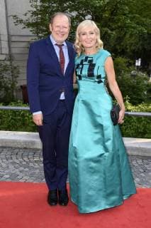 Axel Milberg und Gattin Judith bei der Verleihung des 30. Bayerischen Fernsehpreises 2018 im Prinzregententheater. München, 18.05.2018