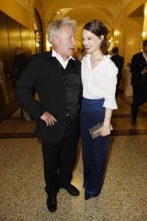 Jörg Schüttauf und Paula Beer bei der Verleihung des 30. Bayerischen Fernsehpreises 2018 im Prinzregententheater. München, 18.05.2018