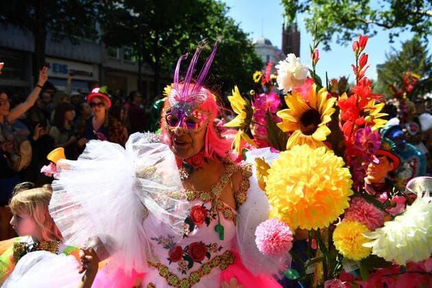 Karneval der Kulturen Umzug, Karneval, Parade, Nationen, Völker, Strassenfest, Berlin, 20.5.2018 koe-