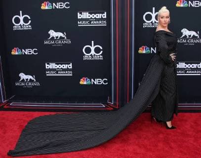 Christina Aguilera arriving at the Billboard Music Awards in Las Vegas, Nevada - May 20, 2018 - Billboard Music Awards 2018, Las Vegas Nevada United States MGM Grand Garden Arena  Copyright: xScooterx h_00511088