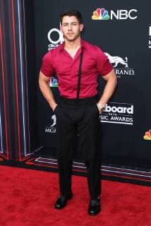 Nick Jonas arriving at the Billboard Music Awards in Las Vegas, Nevada - May 20, 2018 - Billboard Music Awards 2018, Las Vegas Nevada United States MGM Grand Garden Arena  Copyright: xScooterx h_00511147