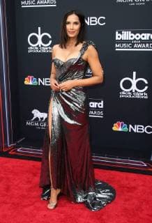 Padma Lakshmi arriving at the Billboard Music Awards in Las Vegas, Nevada - May 20, 2018 - Billboard Music Awards 2018, Las Vegas Nevada United States MGM Grand Garden Arena  Copyright: xScooterx h_00511168