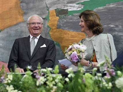 Entertainment Bilder des Tages Queen Silvia, king Carl XVI Gustaf Inauguration of Karolinska University Hospital, Solna, 2018-05-25 Carl Gustav de Suede;Silvia de Suede Stockholm Sweden  586916