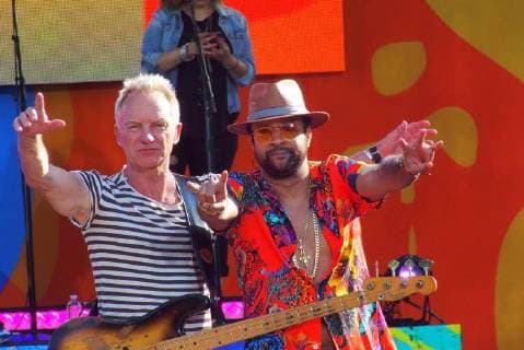 Entertainment Bilder der Woche KW21 Entertainment Bilder des Tages May 25, 2018 - New York, New York, U.S. - Good Morning America Concert series. Sting &.Shaggy perform in Central Park. New York U.S. - ZUMAct2_ 20180525_zaf_ct2_010 Copyright: xBrucexCotlerx