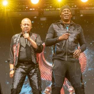 May 25, 2018 - Napa, California, U.S - RALPH JOHNSON and PHILIP BAILEY of Earth, Wind and Fire during BottleRock Music Festival at Napa Valley Expo in Napa, California Napa U.S. - ZUMAs135 20180525_zap_s135_600 Copyright: xDanielxDeSloverx
