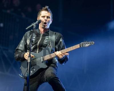 May 25, 2018 - Napa, California, U.S - MATTHEW BELLAMY of Muse during BottleRock Music Festival at Napa Valley Expo in Napa, California Napa U.S. - ZUMAs135 20180525_zap_s135_674 Copyright: xDanielxDeSloverx