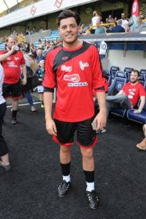 Axed The Only Way Is Essex star Jordan Brook attends The Big Match charity football match to raise funds for Action For Children and The Brain Tumour Charity at Millwall Football Club in London. MAY 26th 2018  TSTx181900