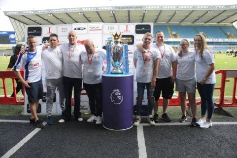 The Big Match charity football match to raise funds for Action For Children and The Brain Tumour Charity at Millwall Football Club in London. MAY 26th 2018  TSTx181900