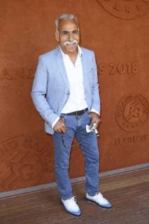 Mansour Barhami CELEBRITES : Village Roland Garros 2018 - 27 05 2018 GwendolineLeGoff Panoramic 