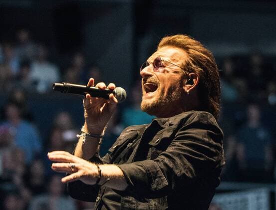 May 26, 2018 - U2 in concert at Bridgestone Arena in Nashville, Tennessee, USA. 26 May 2018  - ZUMAr152 20180526_zaa_r152_037 Copyright: xZachxBirdsongx xRmvx