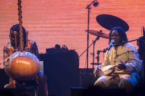 Tamala performs on stage at the concert with winners of the 15th edition of the Les Octaves de la Musique music awards ceremony, Monday 28 May 2018 in Brussels.  LAURIExDIEFFEMBACQ 05355226