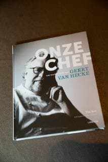 - BRUGGE, BELGIUM: Illustration picture shows at a press presentation of the book Onze Chef on Geert Van Hecke, chef of restaurant De Karmeliet, in Brugge, Monday 23 November 2015. KURTxDESPLENTER x87643450x