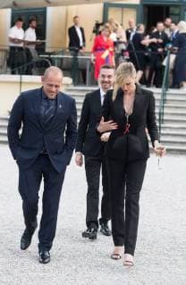 Wien 31.05.2018, Tiergarten Schoenbrunn, Wien, AUT, Life Ball, Crystal of Hope Preisverleihung, im Bild Gery Keszler und Charlize Theron during the award ceremony of the Crystal of Hope prize in the context of the Life Ball at the Tiergarten Schoenbrunn in Wien, Austria on 2018 05 31.