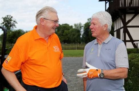 12. Thüringer Charity Open Mühlberg 01.06.2018 , Mühlberg, 12. Thüringer Charity Open im Bild: Detlef Goss und Thomas Stein