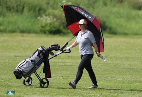 12. Thüringer Charity Open Mühlberg 01.06.2018 , Mühlberg, 12. Thüringer Charity Open im Bild: Andrea Spatzek