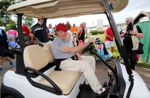 12. Thüringer Charity Open Mühlberg 01.06.2018 , Mühlberg, 12. Thüringer Charity Open im Bild: Max Schautzer