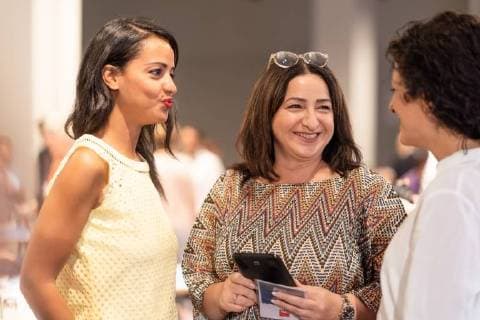02.06.2018, Berlin, Deutschland, GER, Landesparteitag der Berliner SPD, v.l.n.r: Sawsan Chebli , Dilek Kolat , Cansel Kiziltepe *** 02 06 2018 Berlin Germany GER State party convention of the SPD of Berlin Sawsan Chebli Dilek Kolat Cansel Kiziltepe