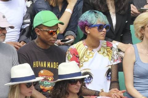 Internationaux de Tennis de Roland-Garros. Tribunes. Pharrell Williams. 227211 2018-06-06 Paris France  Copyright: xArnal-Flamentx xStarfacex STAR_227211_067