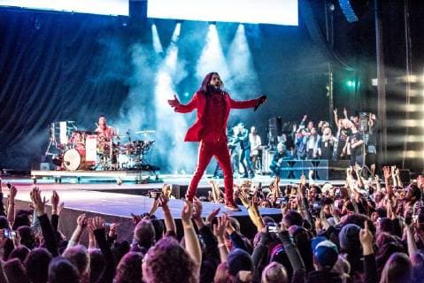 Entertainment Bilder der Tages June 6, 2018 - Toronto, Ontario, Canada - JARED LETO and his band Thirty Seconds To Mars kicked off his American The Monolith Tour at Budweiser Stage in Toronto. 30 Seconds To Mars Toronto Canada - ZUMAv53_ 20180606_zaf_v53_034 Copyright: xIgorxVidyashevx